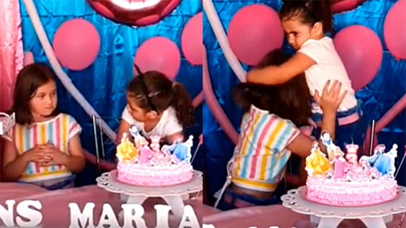  Niñas del video viral del cumpleaños: «“Estaba un poco celosa, quería que el cumpleaños fuera mío también»