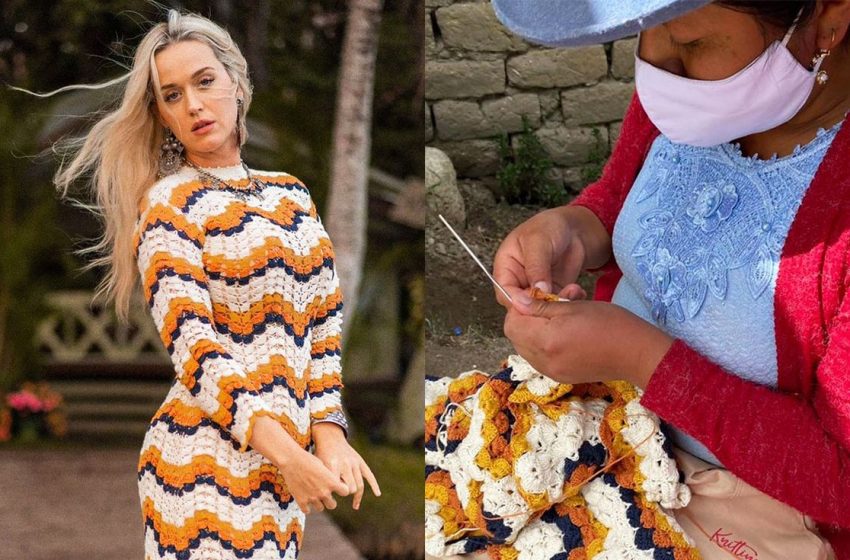  Katty Perry lució vestido elaborado por mujeres peruanas en su videoclip «Electric» [VIDEO]