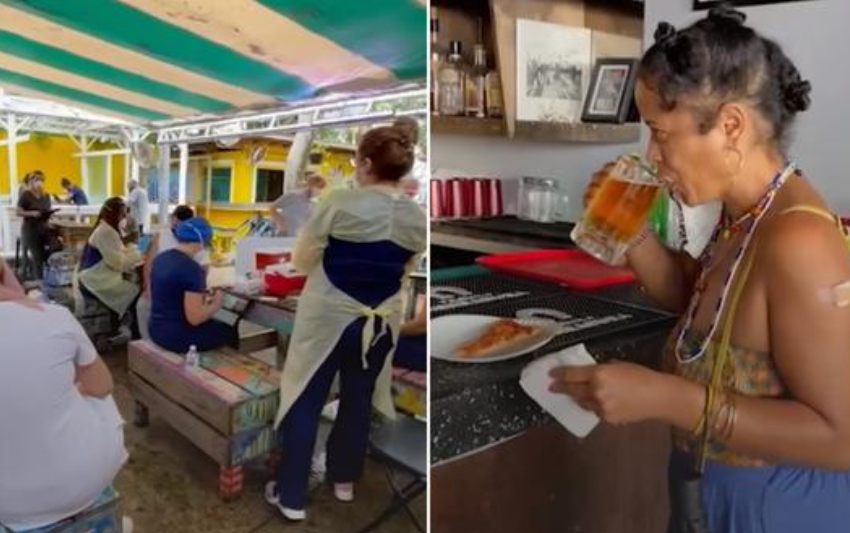  Miami: Bar ofrece pizza y cerveza gratis a las personas que se vacunen contra la Covid-19
