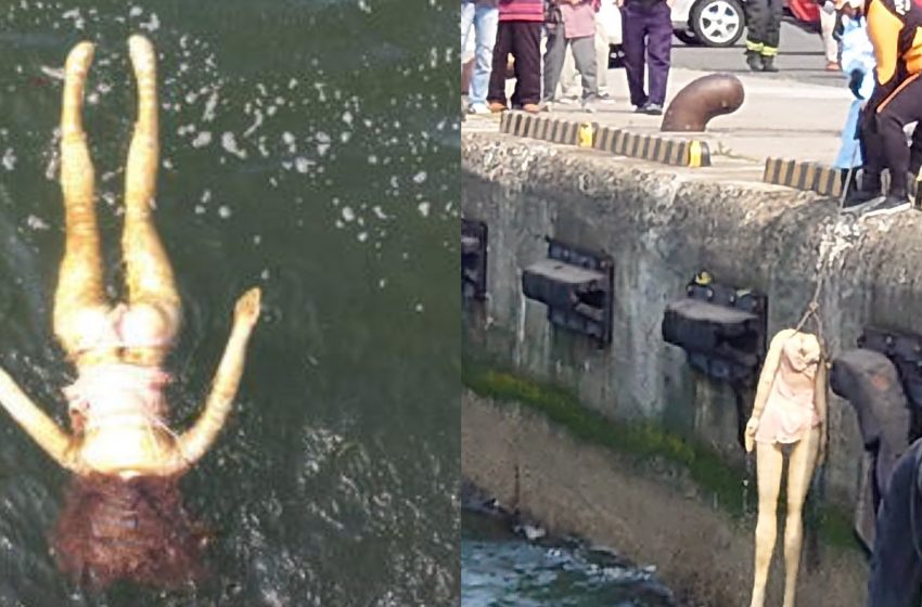  Rescatan muñeca inflable creyendo que era el cadáver de una mujer